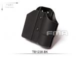 FMA Single Magazine and Flashlight Pouch, Belt Model BK TB1238-BK